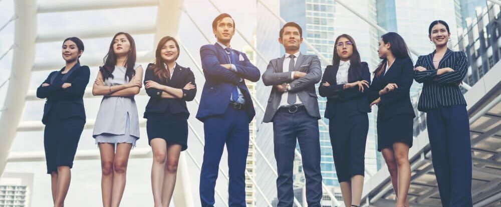 Group of arbitration sydney lawyers standing